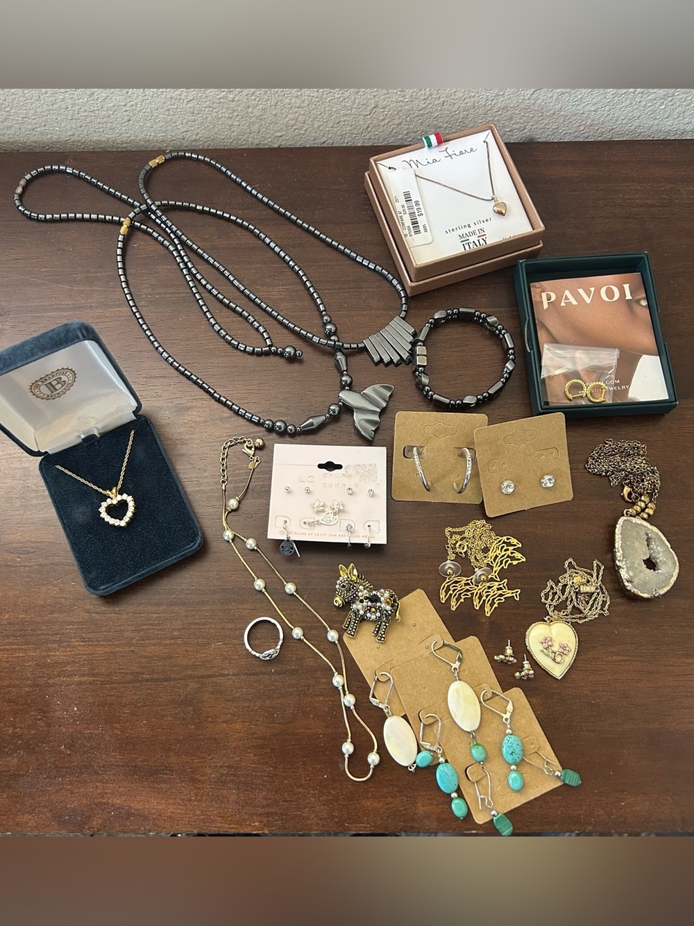 Assorted Women’s Jewelry Set Turquoise Gold Silver Pieces